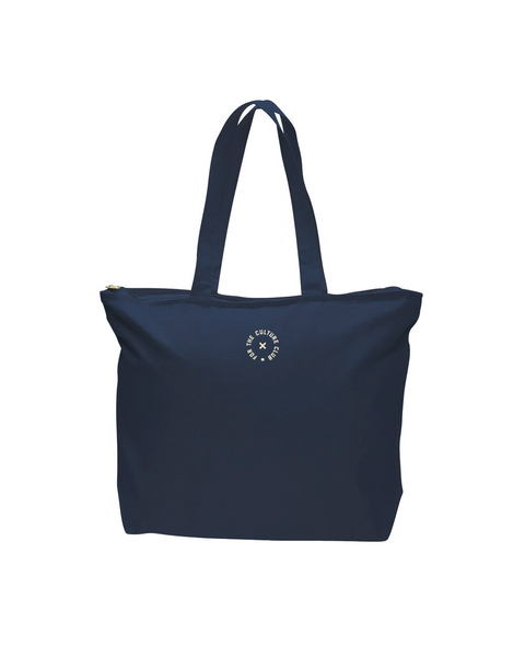 It Is What It Is Tote (Navy / Natural)