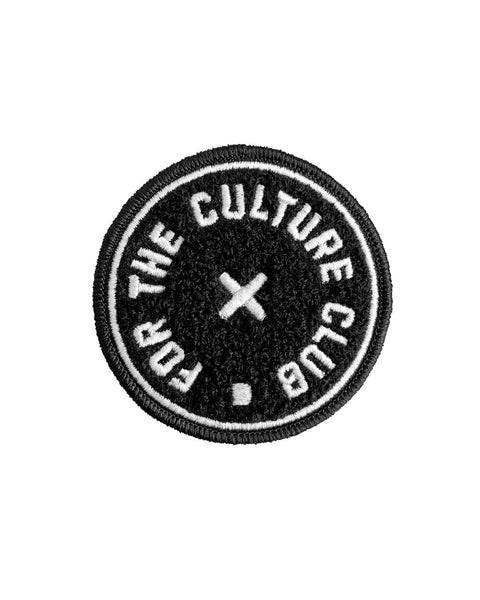 Club Chenille Patch (Black)
