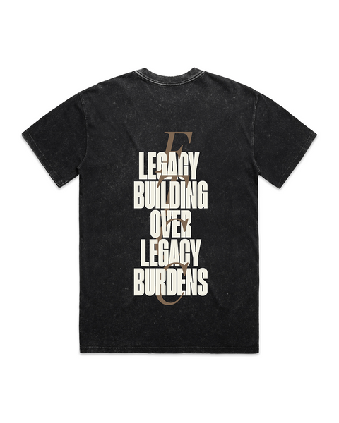 FTCC Legacy Heavy Tee (Black Stone Wash)