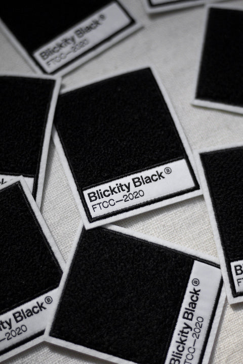 Blickity Black Pantone Patch