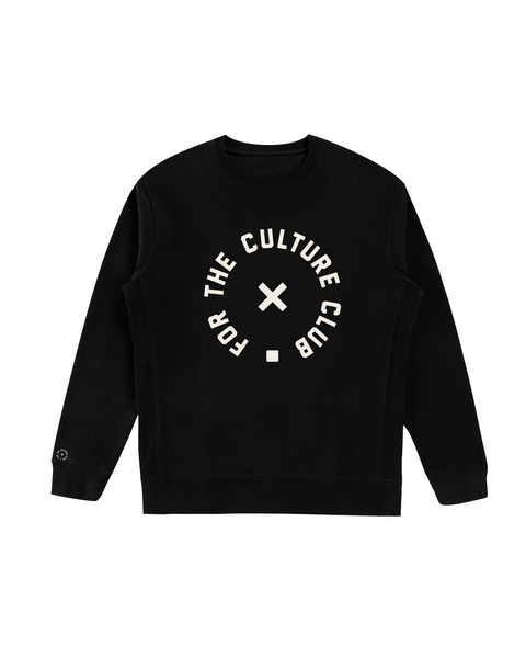 Black logo deals sweatshirt